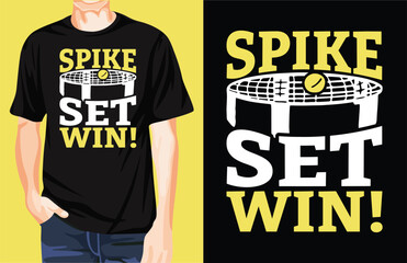 Spike, Set, Win! t-shirt design