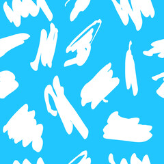 Abstract scribble seamless pattern 