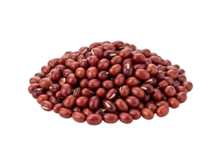 Heap Of Raw Adzuki Beans Isolated On Transparent Background Ready For Cooking And Baking Asian Desserts A Popular Ingredient In Japanese And Chinese Cuisine For Creating Sweet Paste
