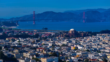 4k View Over San Francisco, California