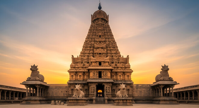 Thanjavur Temple Architectural Landscape