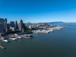 Fototapeta premium 4k View Over San Francisco, California