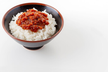 もろみ味噌とご飯