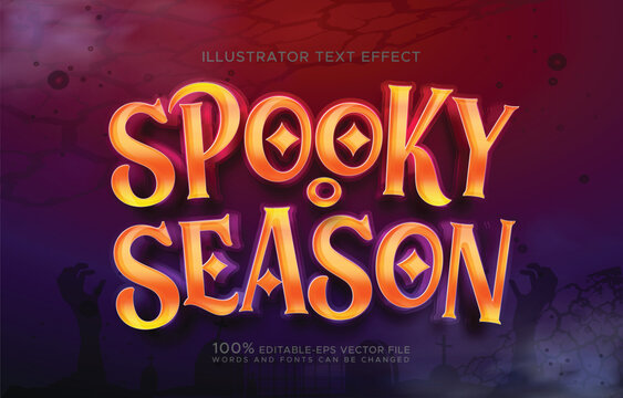 spooky halloween background text design	
