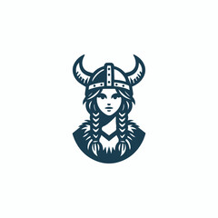 Viking Girl Logo