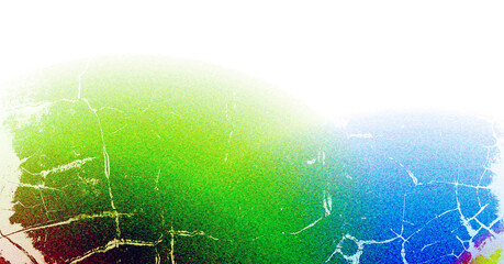 A vibrant explosion of hope resilience bursting through cracks in a distressed rainbow canvas signaling growth change