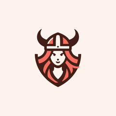 Viking Girl Logo