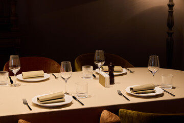 luxurious small gathering with tasteful decorations and warm illumination for memorable wine experiences