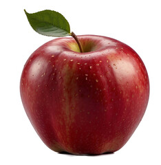 A Fresh Red Apple. generative ai
