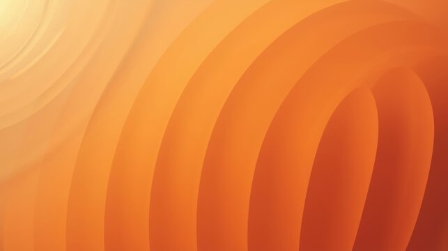 Abstract warm orange and yellow wavy layered background with soft lighting