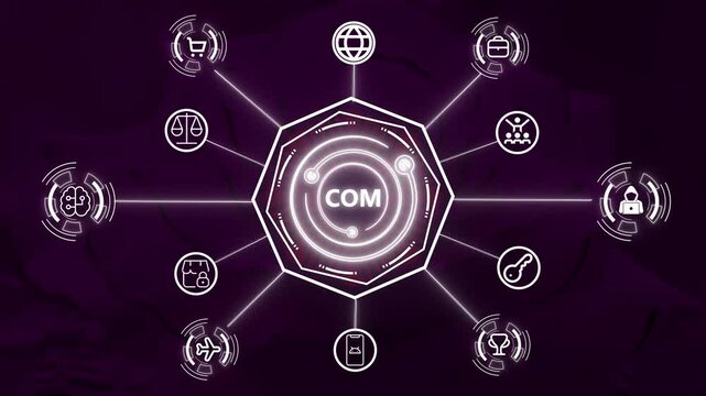 Modern Investment Business Com , Presentation Template with Dynamic Data Charts, Professional Growth Animation, Corporate Finance Visualization, and Company Success Progress Design Concept