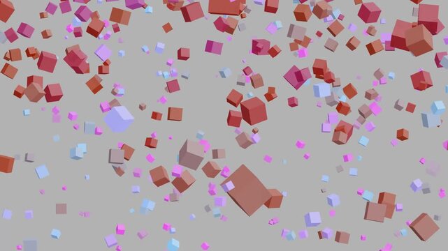 pink cube background. texture pattern square