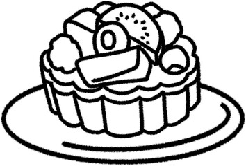 dessert illustration