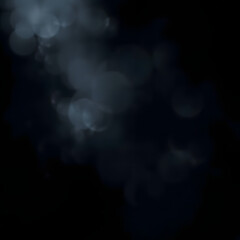 This image depicts a dark, atmospheric scene dominated by swirling, ominous clouds or smoke against an almost black background. The textures are soft yet dense, creating a sense of depth and mystery, 