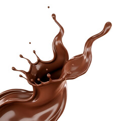 Chocolate Splash Liquid Motion Dynamic Brown food drink