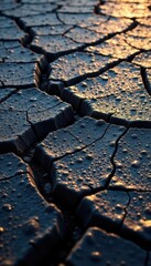 Cracked asphalt, sun-baked texture Deep fissures, rough surface , background, texture background, blacktop