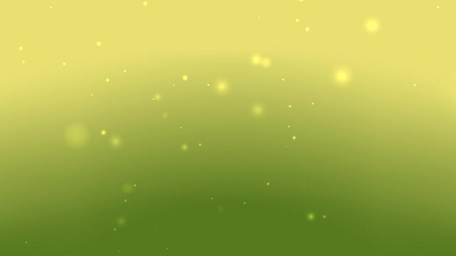 warm golden green gradient background with floating light particles and soft glowing sparkles ideal for luxury design holiday celebration visuals and elegant event themes