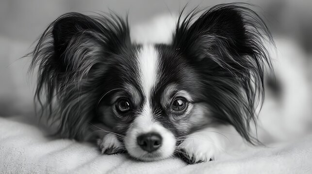 Papillon puppy