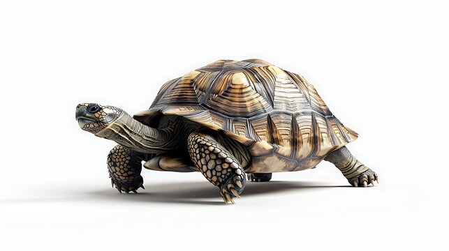 turtle on a white background - Powered by Adobe