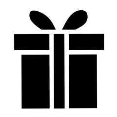 Outline icon Gift Box Ribbon
