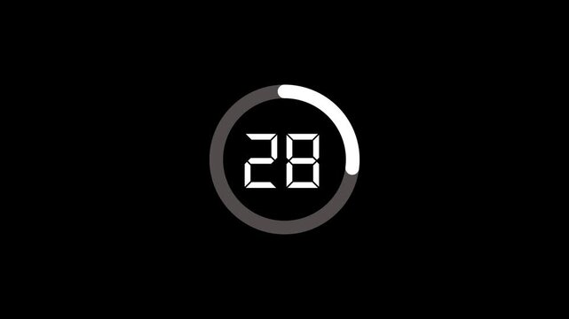 Indicator progress bar animasi video 4K. Skala loading. Animasi video. Loop loading video. Bar loading.