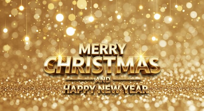 christmas and happy new year greeting cards