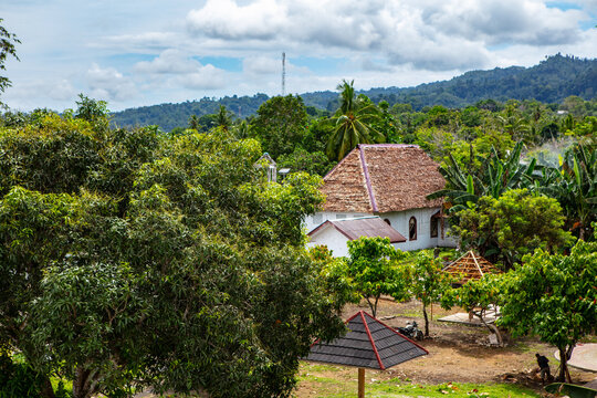 Gereja Tua Immanuel Church, Hitu Peninsula, Ambon Island, Indonesia