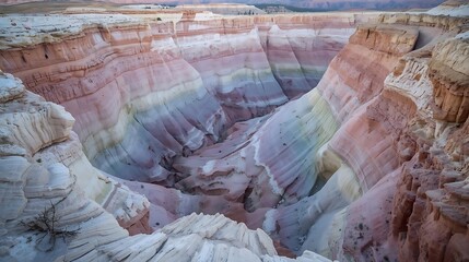 Dreamy Landscape with Pastel Colors and Gentle Hues Abstract Art