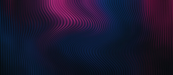 Abstract dark blue and magenta background with wavy vertical line pattern and subtle gradient