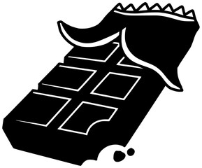 chocolate illustration dessert silhouette food logo sweet icon candy outline cocoa snack brown delicious cacao sugar dark bar chocolate bar shape pastry vector graphic background