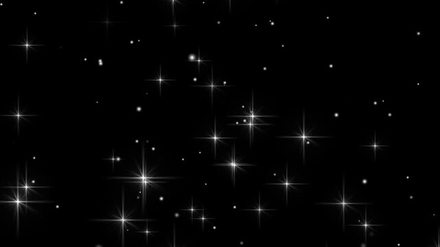 Golden shimmering particles float in darkness. blue shiny stars glittering and glowing and particles falling animation,
Simple slowly falling dust particles can be used as dust overlay 
