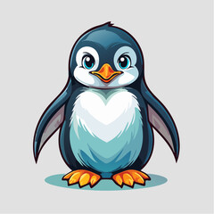Obraz premium Pinguin - Cartoon Comic Stil