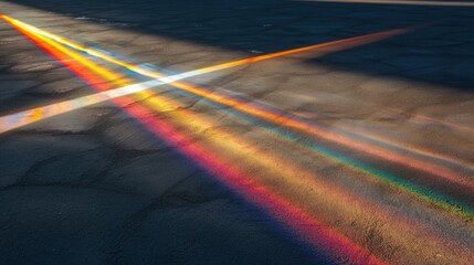 Sunlight Intersecting with Concrete