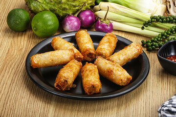 Vietnamese cuisine fried spring roll