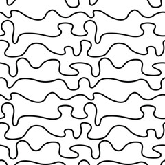 ABSTRACT BLACK AND WHITE seamless pattern simple modern clean background ornament element design wallpaper backdrop modern minimalist decorative texture hand drawn