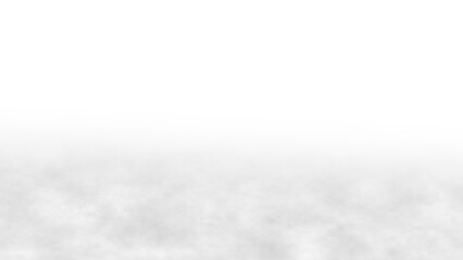 Soft white clouds drift across a bright, hazy sky, creating a serene and airy atmosphere.