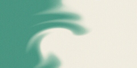 Glowing abstract technology dark background teal blue green black color grainy texture