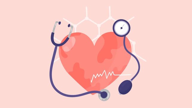 Motion Graphic of Hand drawn world hypertension day illustration
 - Powered by Adobe