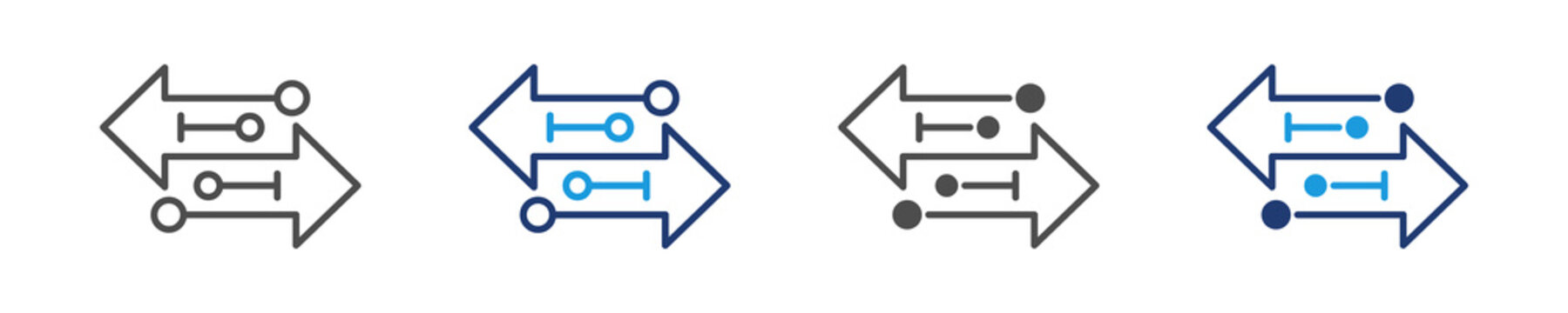 inconsistency icon set multiple style