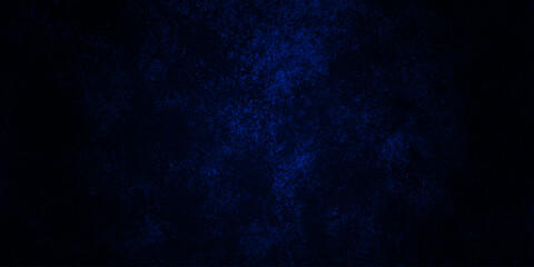 Obraz premium Abstract dark blue grunge natural smooth cement concrete floor and plaster dirty wall background texture. blue marble texture and blue paper texture. plastered long panoramic concrete wall background.