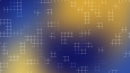 Yellow Blue Gradient Grid Line Abstract Background Design