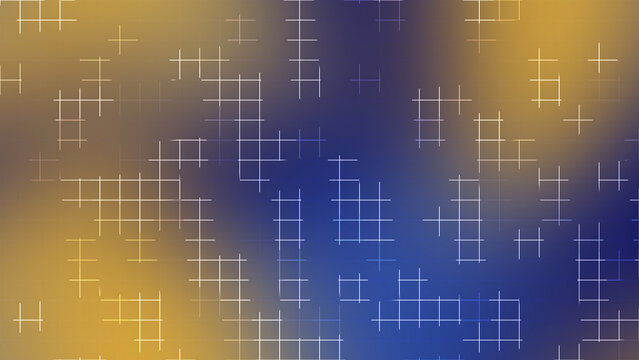 Blue Yellow Gradient Grid Line Abstract Background for Modern Design