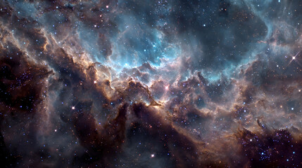 Vivid Interstellar Nebula