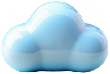 Cloud computing icon for technology web png 3D render png network png data png internet png server png digital png symbol png futuristic png web png transparent background image