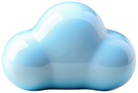 Cloud computing icon for technology web png 3D render png network png data png internet png server png digital png symbol png futuristic png web png transparent background image