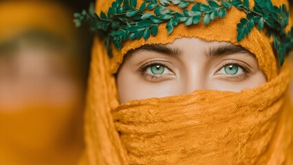 Historical Traditional Costume Portrait Focus