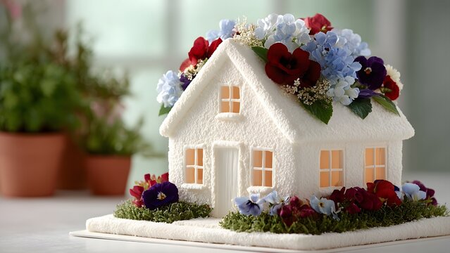 Creative Home & Garden Themed Cake for Homeowners