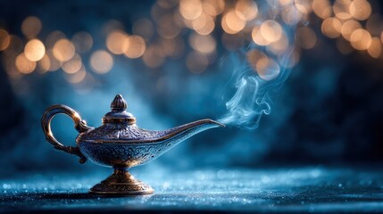Magical Genie Lamp with Smoke