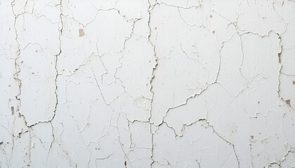 Distressed white plaster background texture for authentic aged wall effect, perfect for grunge designs or realistic backdrops, adding unique vintage character