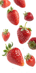 strawberry isolated on white background